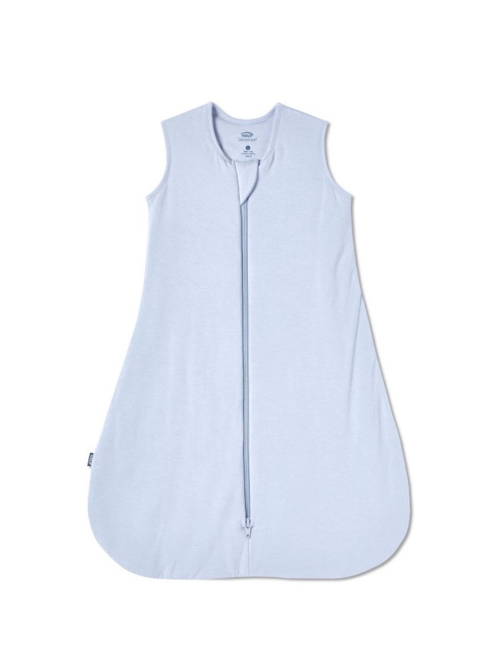 HALO Supersoft Bamboo Viscose Sleepsack Wearable Blanket - Blue Fog- 0-6 mths